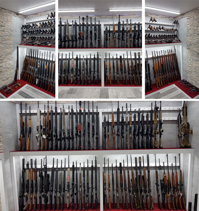 Waffenraum für Kurzwaffen und Langwaffen