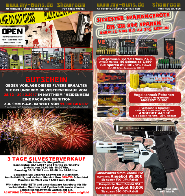 Silvesterverkauf 2017