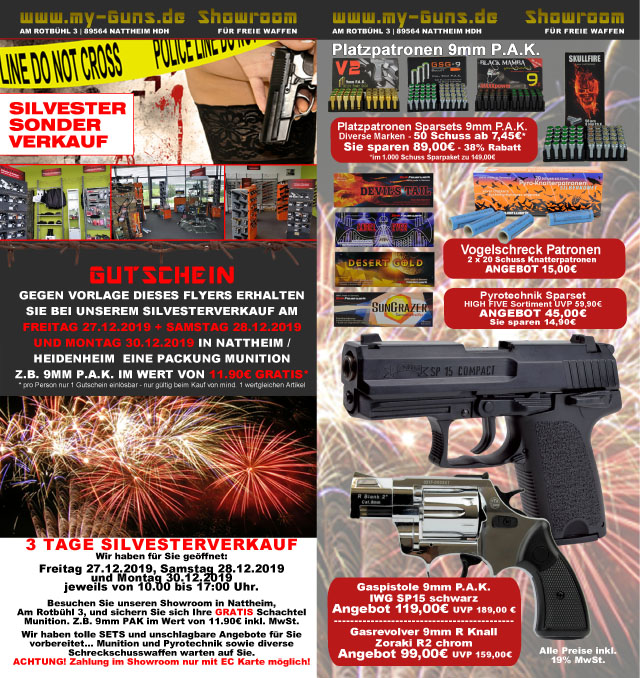 Silvesterverkauf 2019